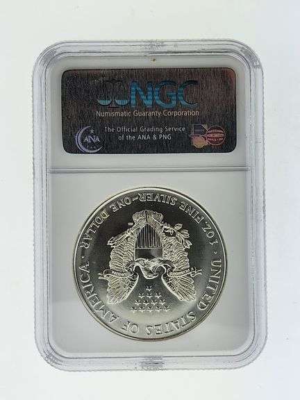 1994 American Silver Eagle, NGC MS69
