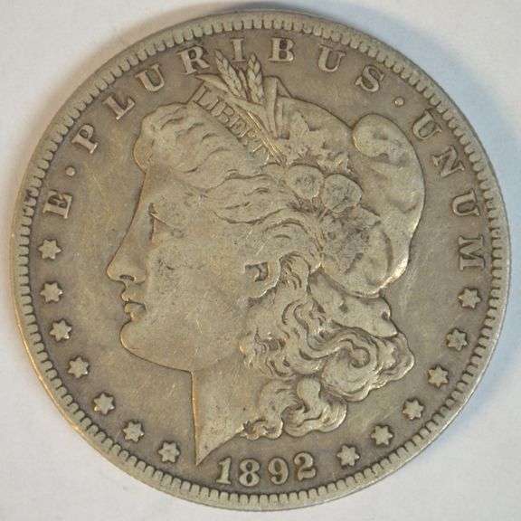 Key date 1892-S Morgan Silver Dollar in Choice VF