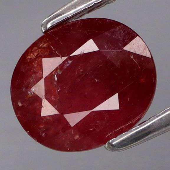 Unbelievable 1.88ct deep red Winza Ruby! Untreated!