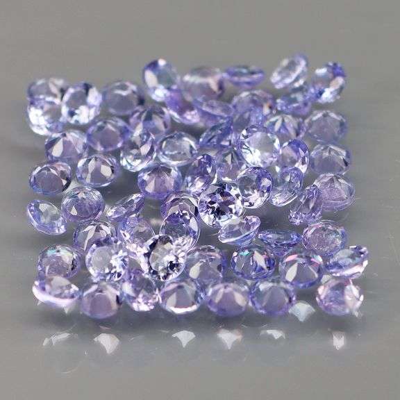 Sparkling 3.04ct 60 piece Tanzanite set