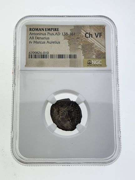 138-161AD Roman Empire, Antoninus Pius, NGC Ch VF