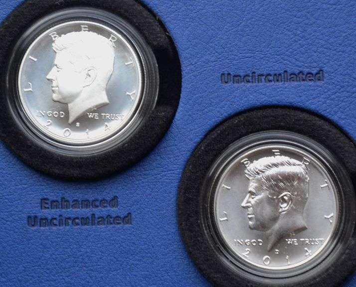 2014 50 Th Anniversary Kennedy Half Dollar Set