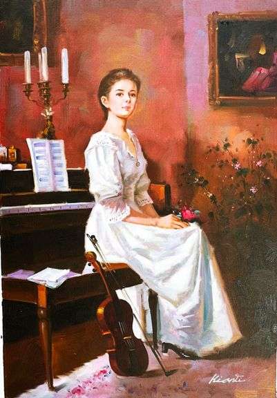 UNIQUE AND BEAUTIFUL PAINTING ON CANVAS