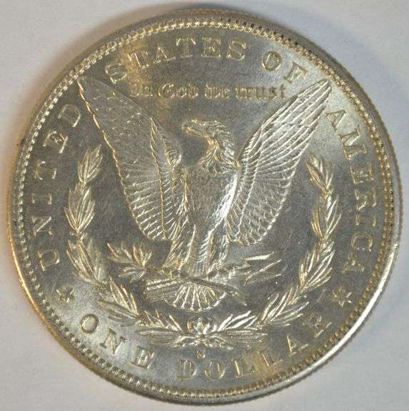 Real flashy Key Brilliant Uncirculated 1886-S Morgan Silver Dollar