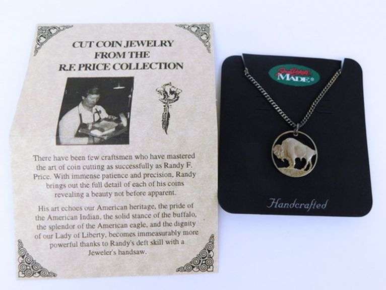 R. F. Price Artisan Cut-Out Buffalo Nickel Necklace