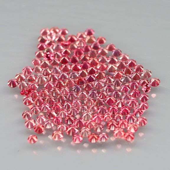 Untreated! Rare color! 2.98ct Imperial red Sapphire set!!!