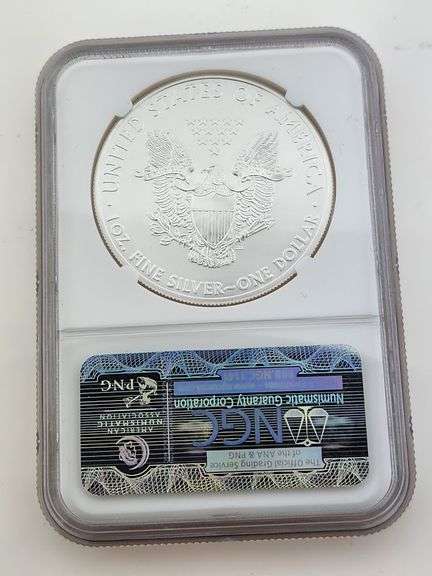 2012 American Silver Eagle, NGC MS69