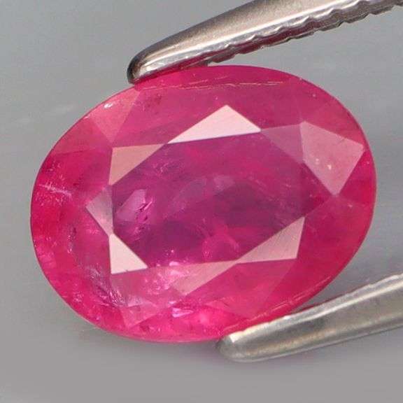 This 1.36ct ruby is vibrant! And translucent! And heated only!