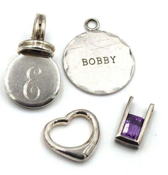 Group lot of 5 Vintage 925 sterling silver charms