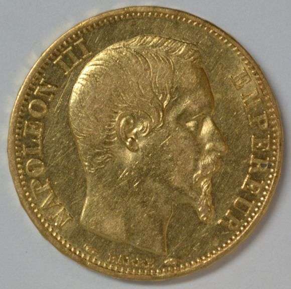 Flashy Prooflike 1853-A France Napoleon 20 Francs Gold Piece