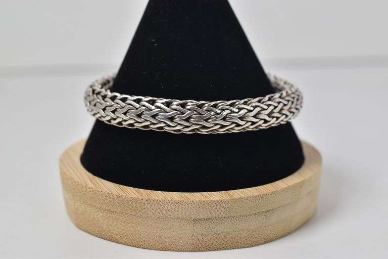 Sterling Silver Wheat Chain Bracelet