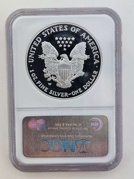2007-W Proof American Silver Eagle, NGC PF69 Ultra Cameo