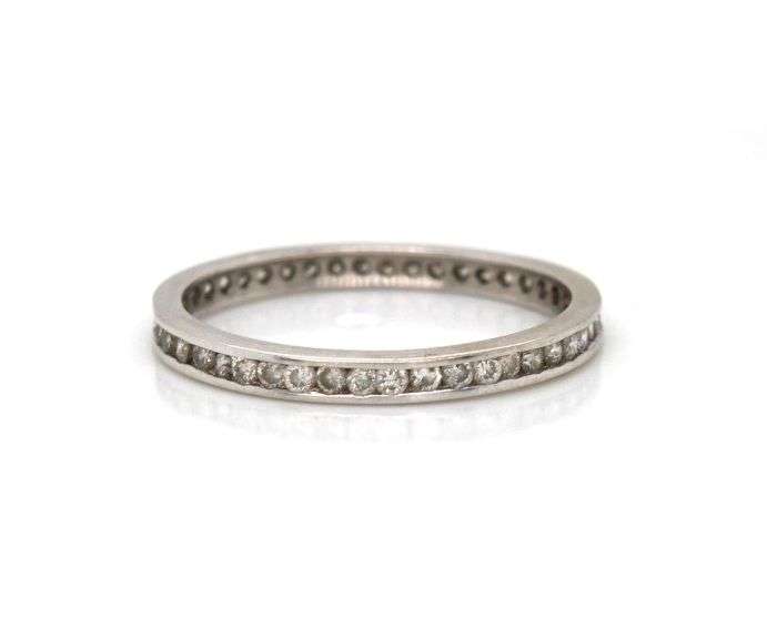 0.45ctw Diamond Channel Set Band Ring in 14K