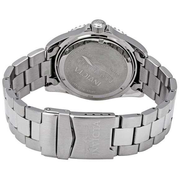 Invicta Pro Diver Men's Stainless Steel Watch with Blue Dial – 200M Water Resistant