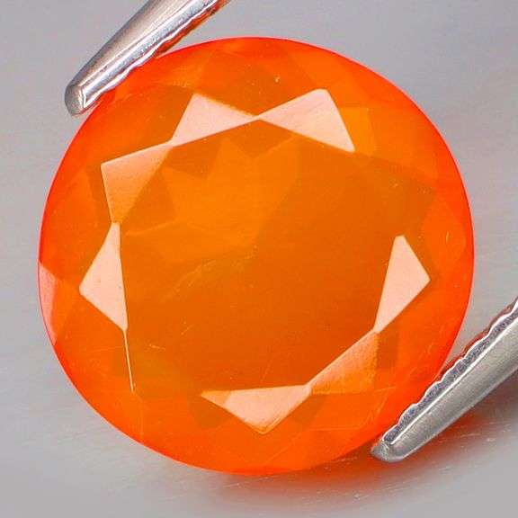 Rich and vibrant! At the same time! 2.67ct Fire Opal solitaire!