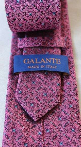 Fine Quality Italian Hand Made Silk Tie By Galante