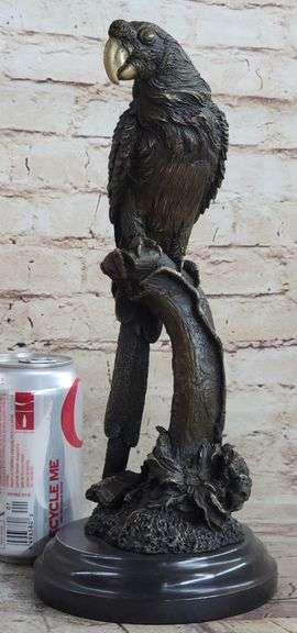 Parrot Bronze Sculpture