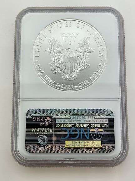 2010 American Silver Eagle, NGC MS69
