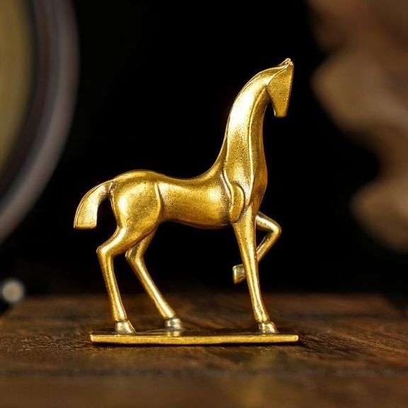Solid Brass Mini Horse