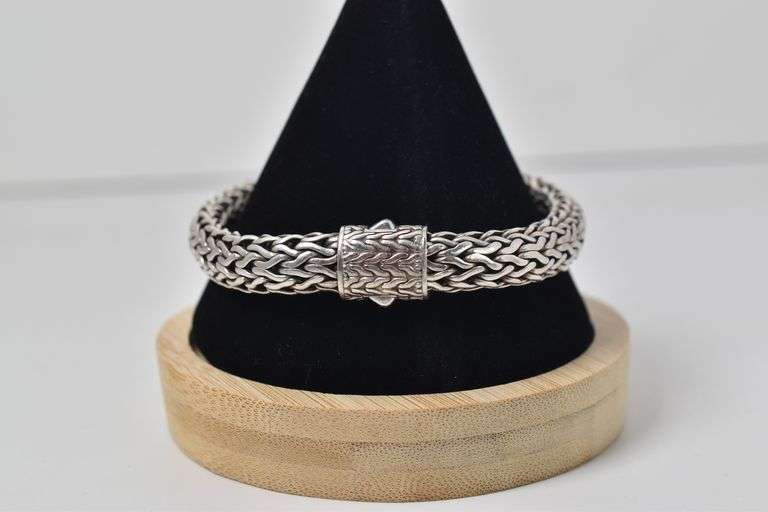 Sterling Silver Wheat Chain Bracelet