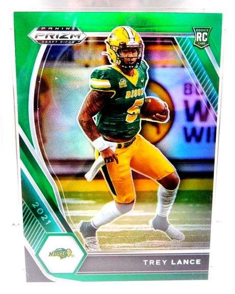 Trey Lance 2021 Draft Picks Rookie Football Card, 8.5 NM/MT+