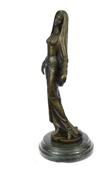 Middle Easter Persian Princess Bronze Sculpture