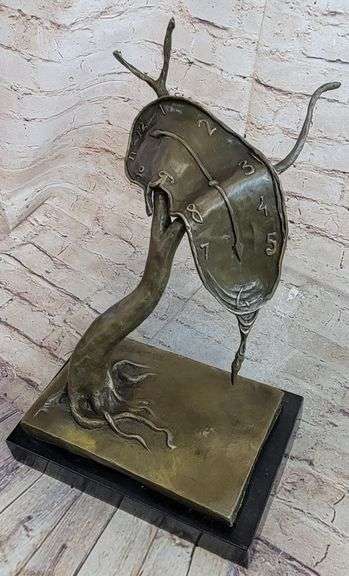 Persistence of Memory Bronze Statue