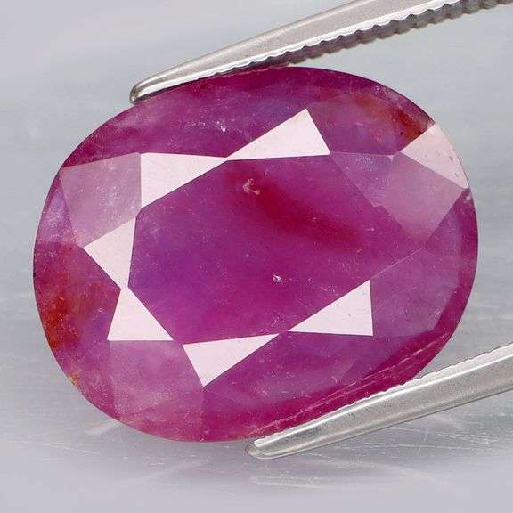 Pendant cut!Untreated! Totally translucent! 6.08ct Winza Ruby!