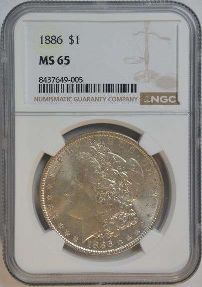 Shimmering Gem BU 1881-S Morgan Silver Dollar. NGC MS65