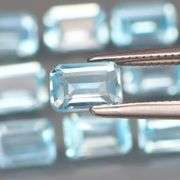 High fire! 11.22ct vibrant sky blue Topaz set!
