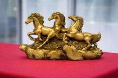Brass Feng Shui Galloping Horses