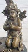 Praying Baby Angel Bronze Sculpture
