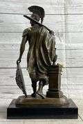 Greek Warrior Roman Soldier Bronze Sculpture