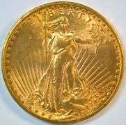 Much better date 1925 St. Gaudens $20 Gold Piece in Choice Brilliant Uncirculated