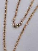 CERITIFIED 14K GOLD NECKLACE WITH DIAMOND PENDANT