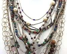 Big group lot of Vintage 925 sterling silver necklaces