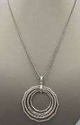 David Yurman Stax diamond pendant on chain