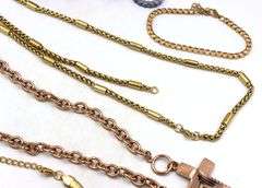 Assorted gold plated steel mixed jewelry