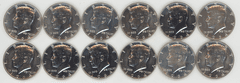 Twelve (12) Superb Gem Proof 1964 Silver Kennedy Half Dollars