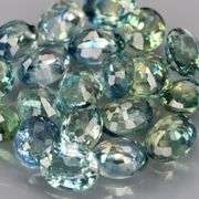 Blue, yellow, and green all in one set! 4.79ct Australian Sapphires!