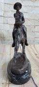 Arizona Cowboy Horse Bronze Sculpture