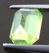 High end 2.89ct apple green untreated Peridot