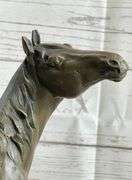 Cowboy with Faithfull Horse Bronze Sculpture