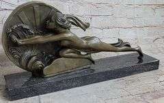 Nude Girl Bronze Sculpture