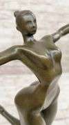 Nude Girl Bronze Sculpture