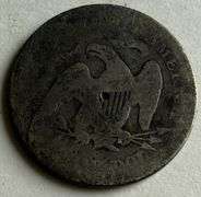 1868 S Seated Quarter