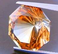 Amazing 13.52ct octagon cut Brazilian Imperial Topaz!