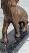 Asian Elephant Japanese Figure Bronze Sculpture