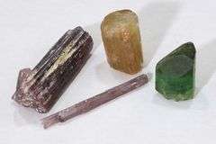 Natural Rough Crystals - Lot of 4