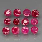 Deep violet red! 4.20 carats of REAL Burmese Rubies!